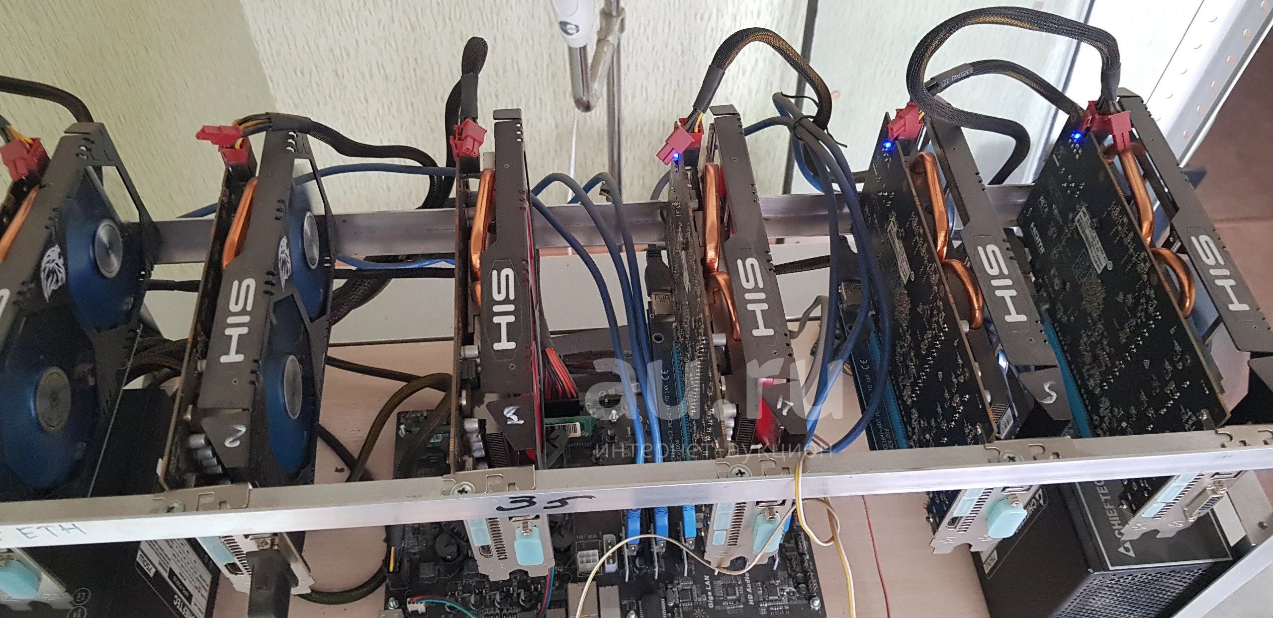 Майнинг риг ферма на 6 видеокарт HIS rx470 8гб — купить в Красноярске ...