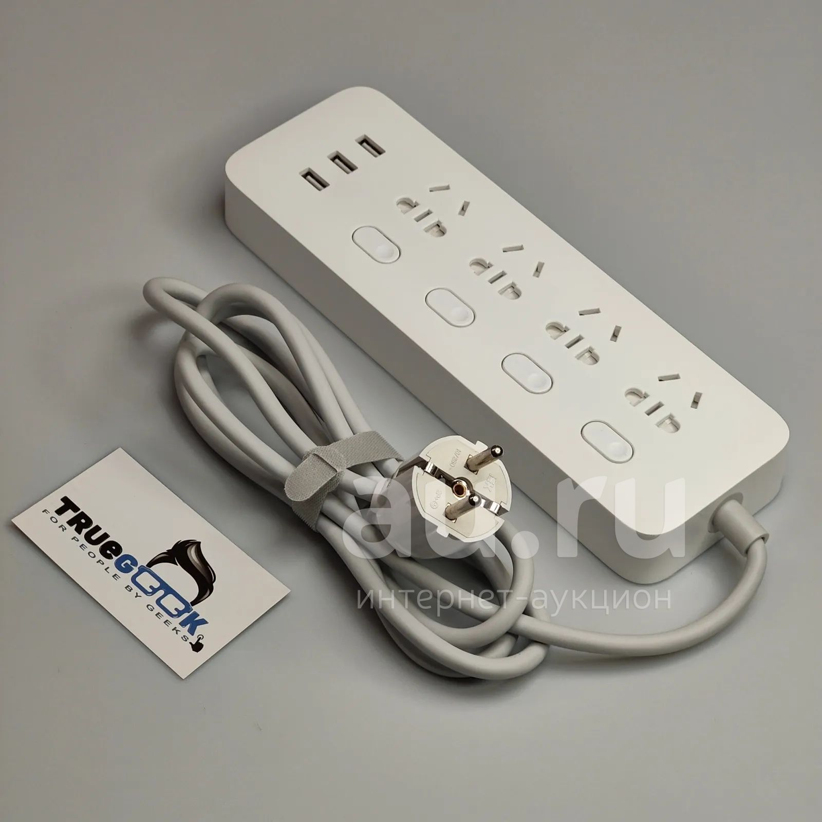 Сетевой фильтр, удлинитель Xiaomi Power Strip / 4 розетки + 3 USB ...
