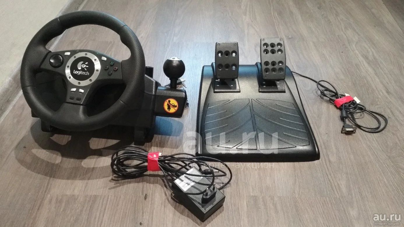 Игровой руль Logitech Driving Force Pro 900 градусов Force Feedback ...