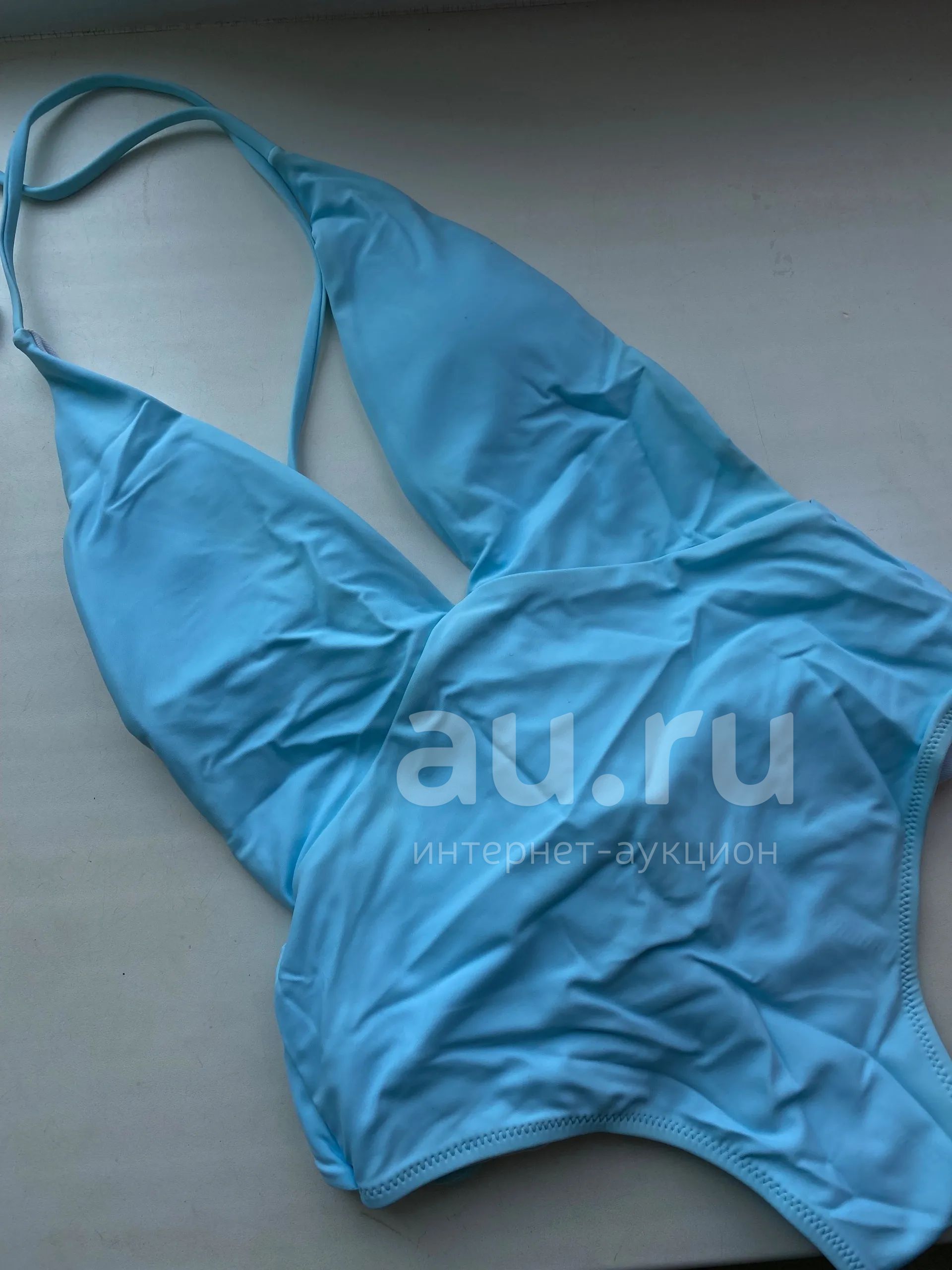 Купальник сплошной слитный голубой 40-42 — купить в Красноярске ...