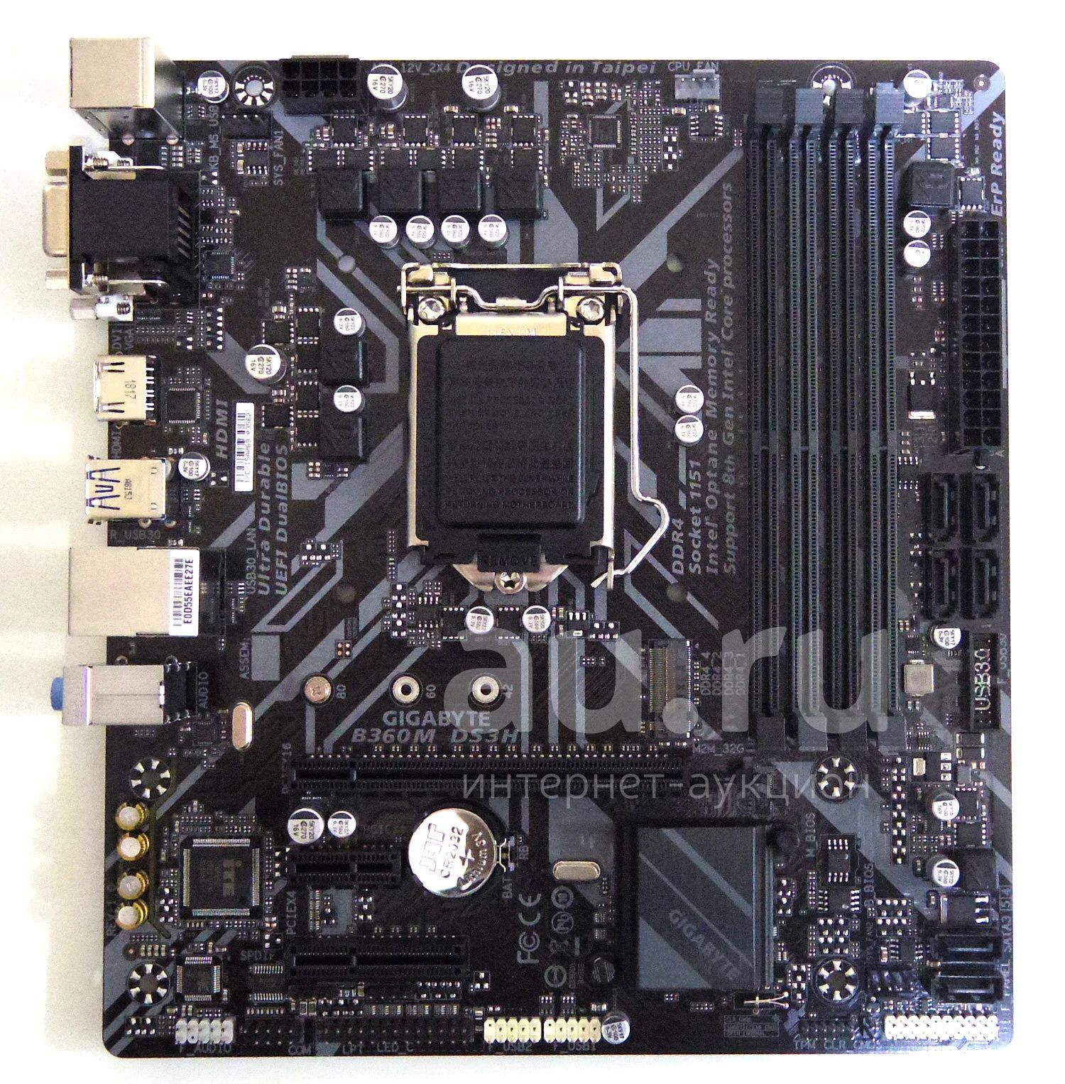 Материнская плата LGA 1151v2 GigaByte GA B360M DS3H — купить в ...