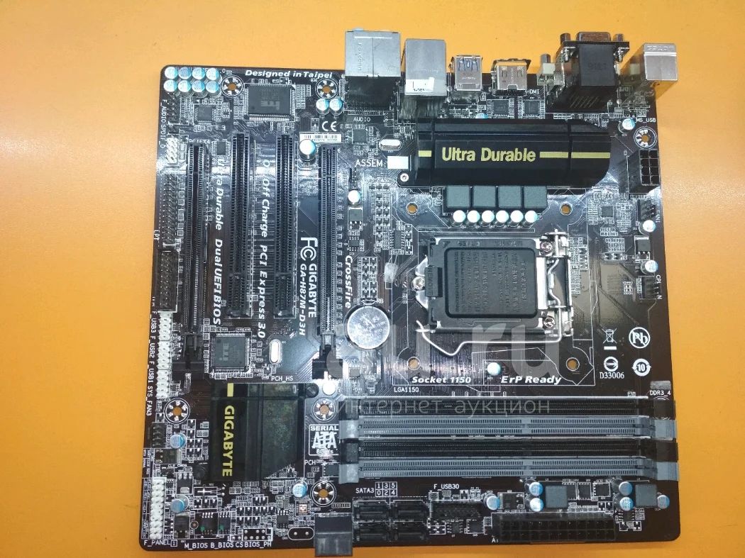 Б\У материнская плата для компьютера Gigabyte GA-H87M-D3H ATX, 1150 ...