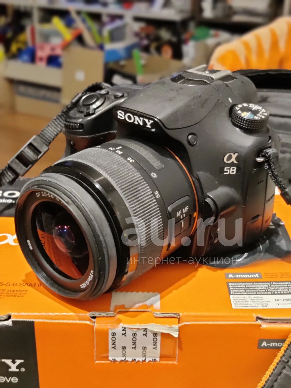 Фотоаппарат Sony SLT-A58 — купить в Красноярске. Состояние: Б/у ...