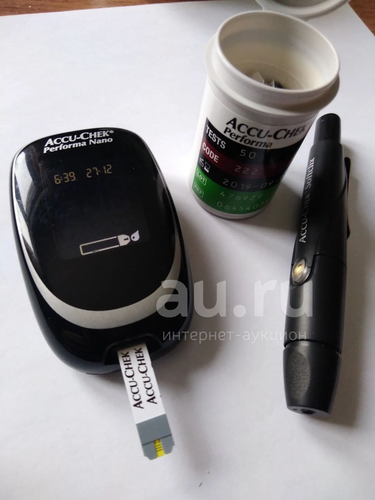 Глюкометр Accu-Chek Performa Nano — купить в Красноярске. Состояние: Б ...