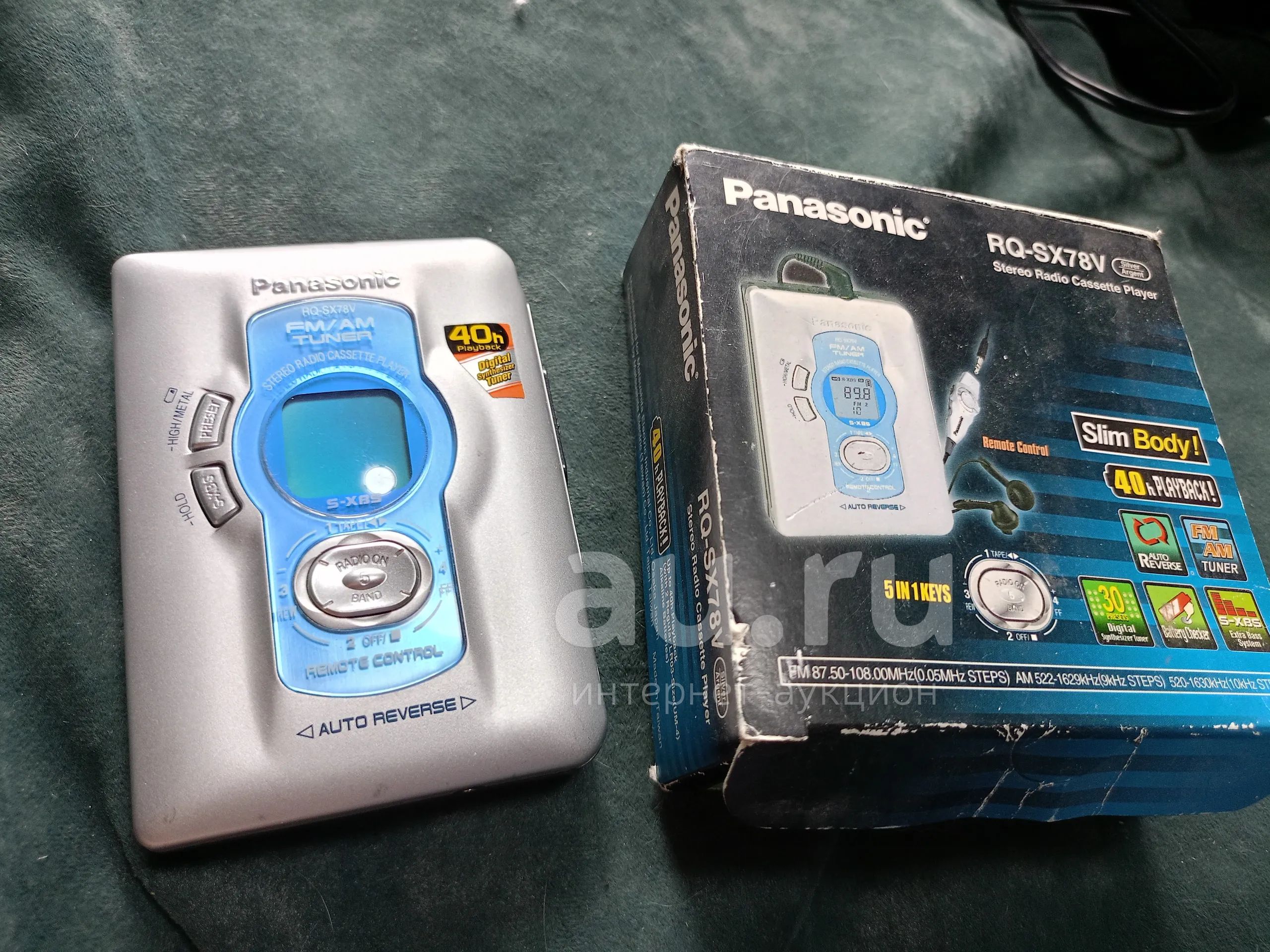 Кассетный плеер Panasonic RQ-SX78V — купить в Красноярске. Состояние: Б ...