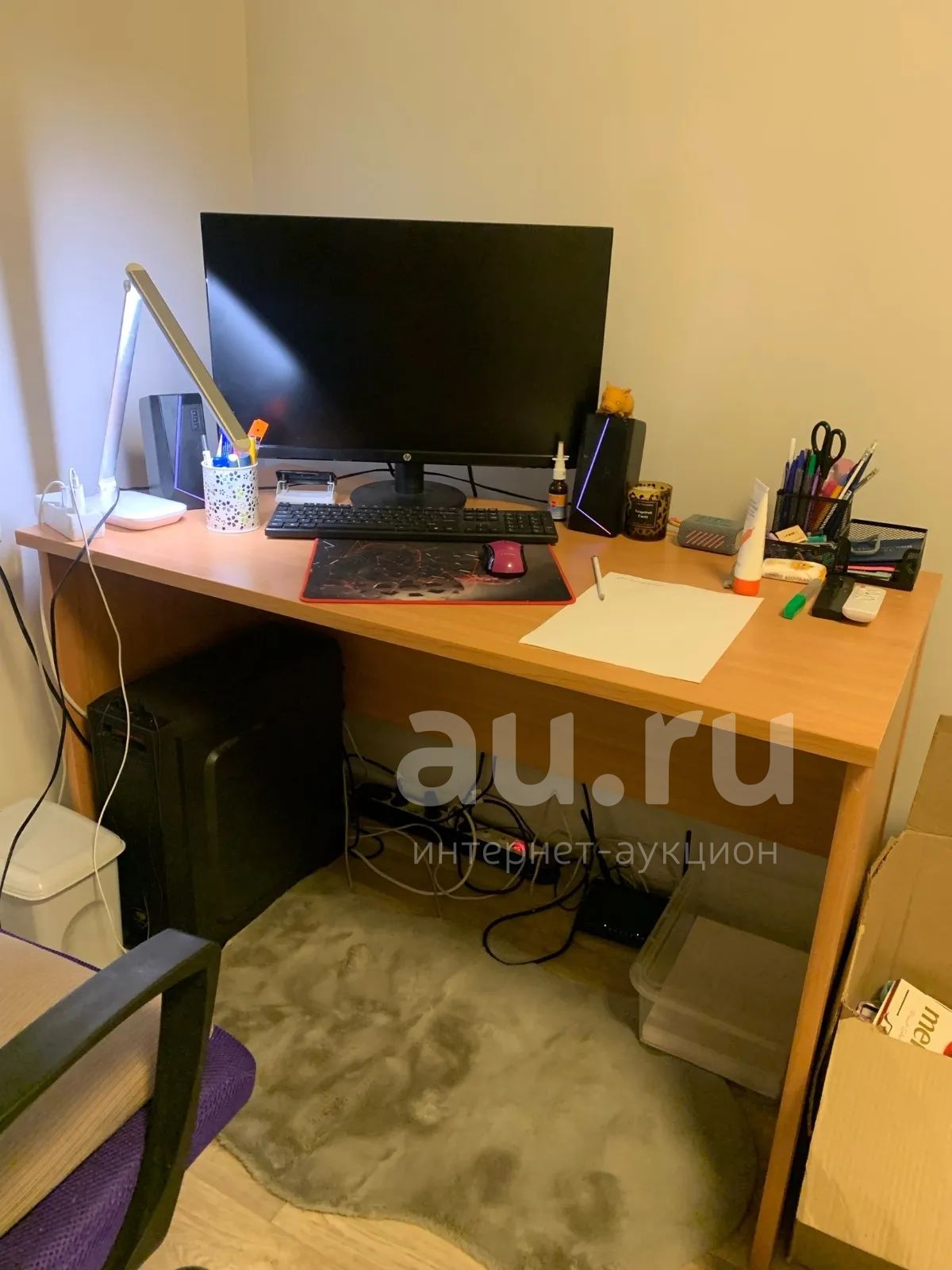 стол письменный — купить в Красноярске. Состояние: Б/у. Компьютерные и ...