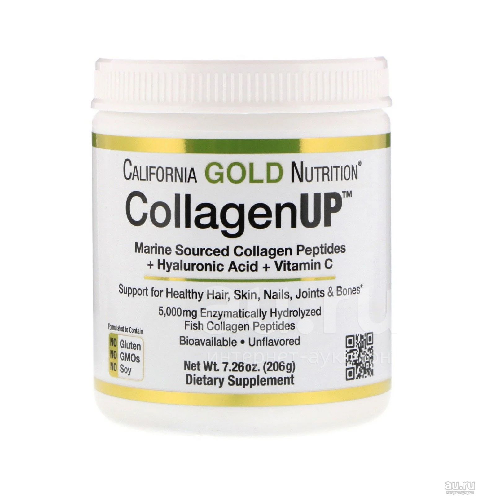 California Gold Nutrition, Collagen UP, 206г (спортивное питание ...