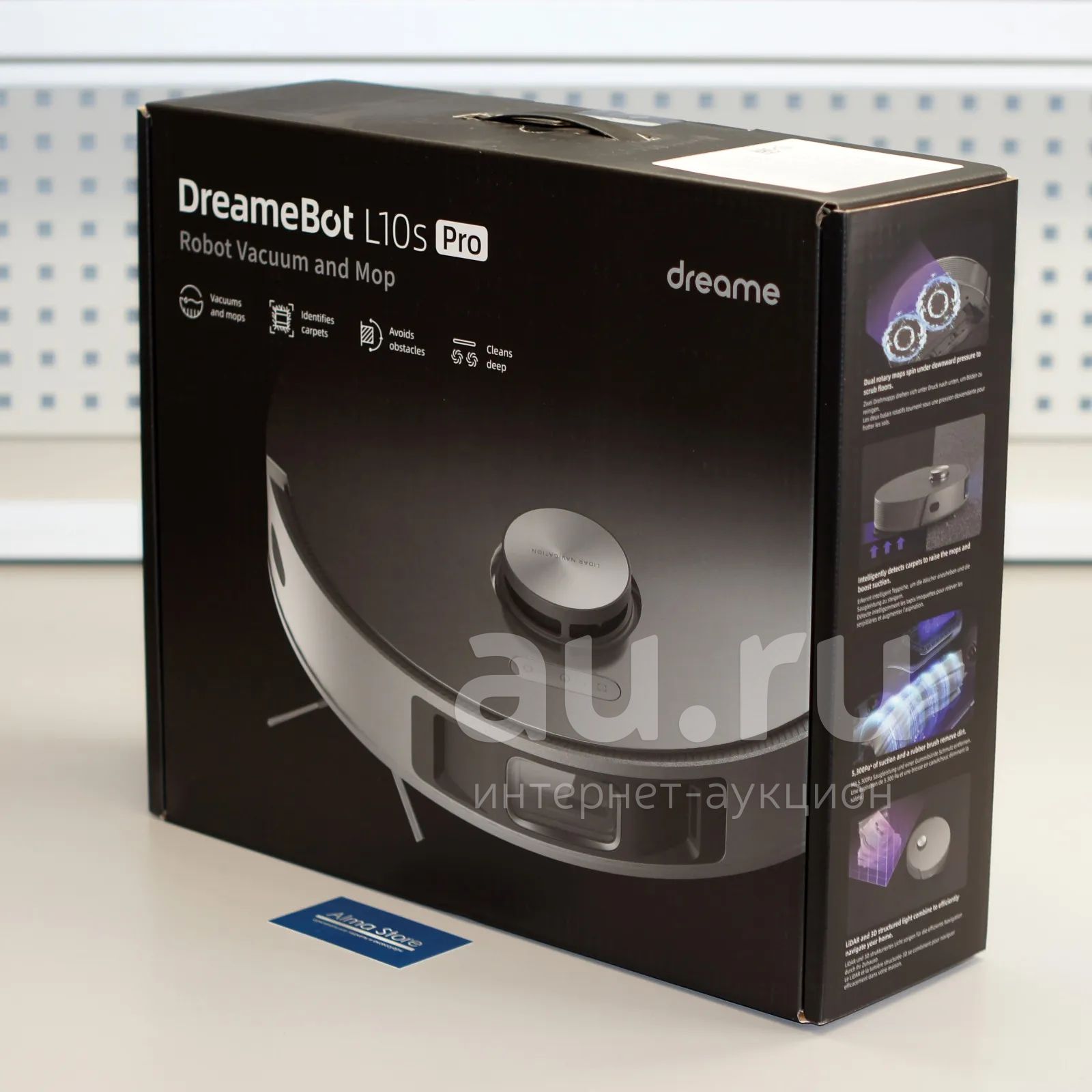 [Новый] Робот-пылесос Xiaomi Dreame Bot L10S Pro | RLS6L | Black ...