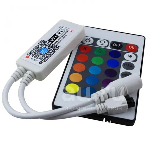 Контроллер RGB лент Wi-Fi/ИК + пульт 24 кнопки — купить в Красноярске ...