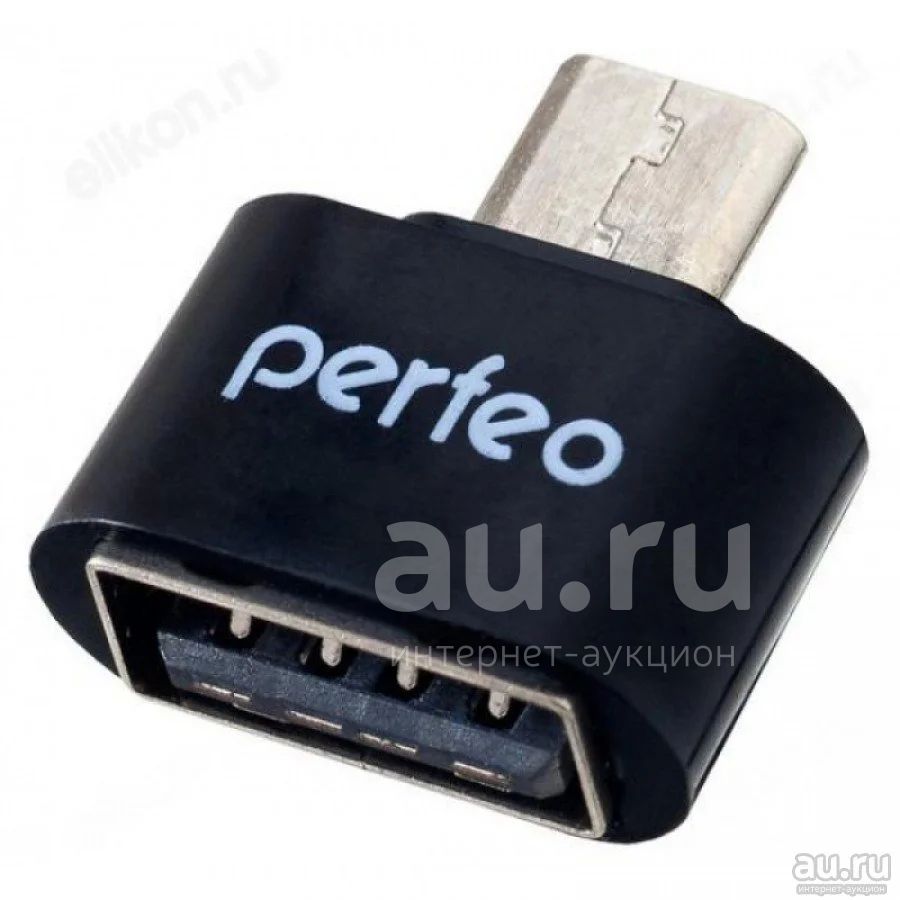 КартРидер Perfeo USB adapter на micro USB c OTG (PF-VI-O010 Black ...