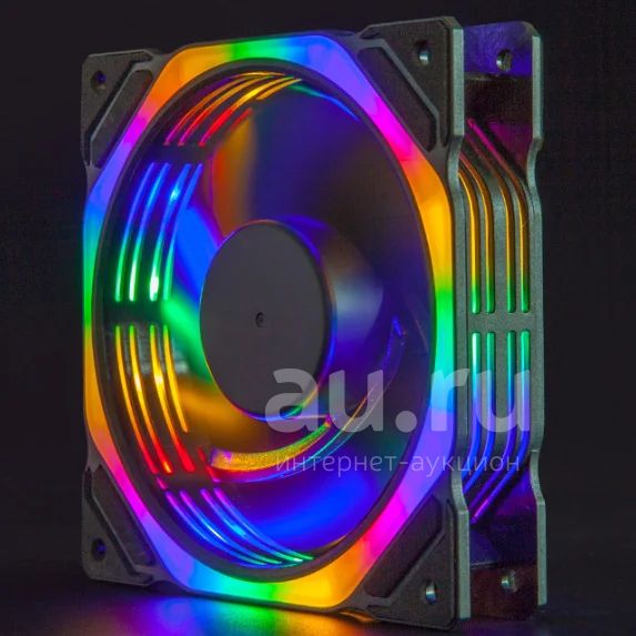 Вентилятор 12 см, 12025, 12 вольт, 0.2 ампера с подсветкой RGB — купить ...