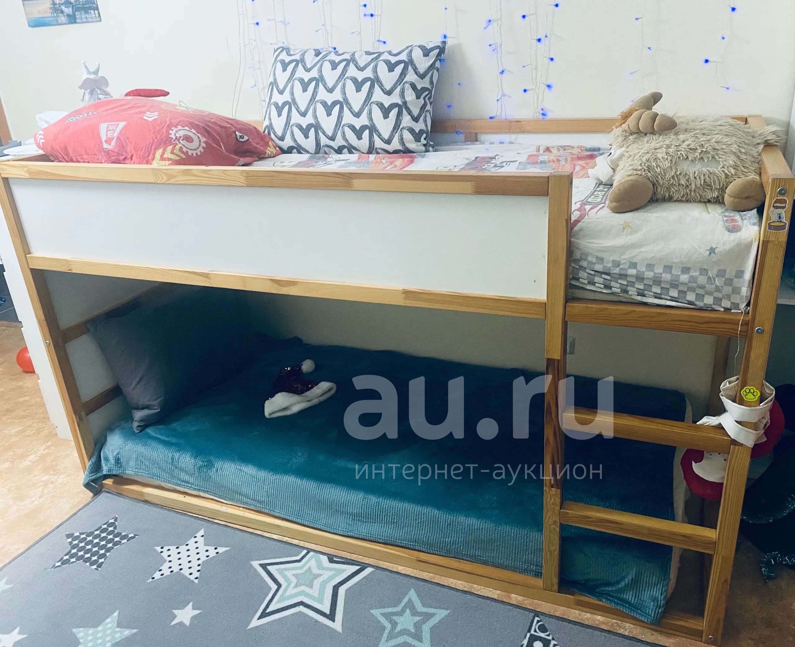 Кровать-чердак IKEA — купить в Красноярске. Состояние: Б/у. Детские ...