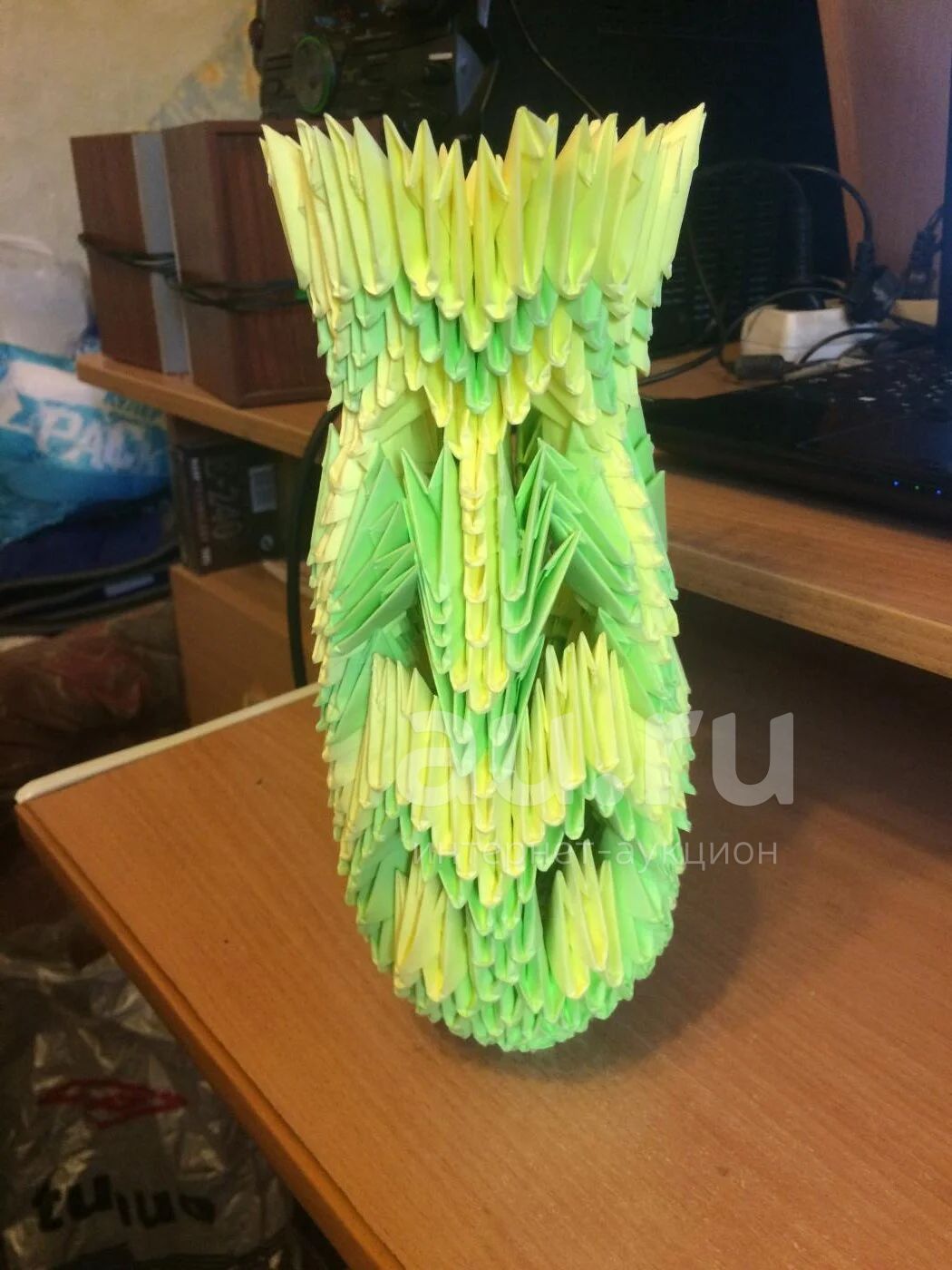Как сделать вазу из бумаги