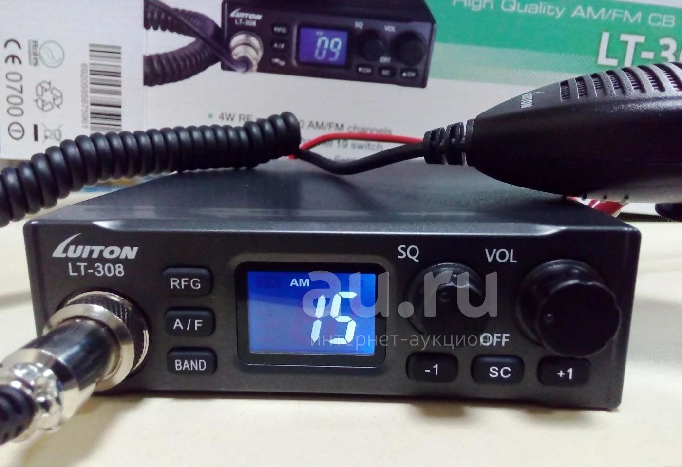 Новая рация в авто,радиостанция стационарная 12/24V Luiton LT-308,CB ...