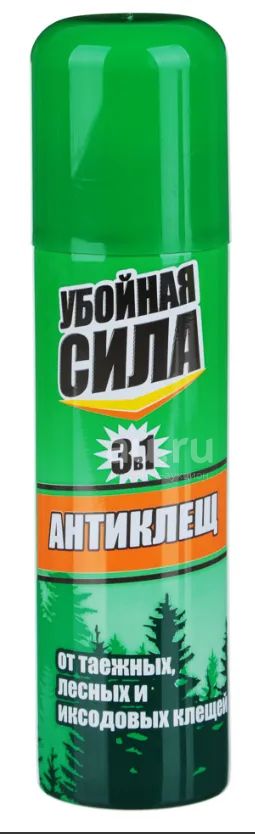 Средство акарицидно-репеллентное "Убойная сила Антиклещ" от клещей и ...