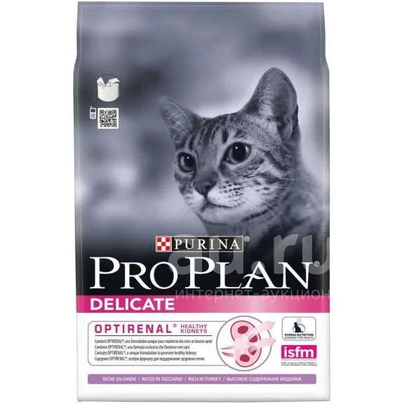 ПроПлан для кошек. Индейка Деликат 1,5кг (Pro Plan) — купить в ...