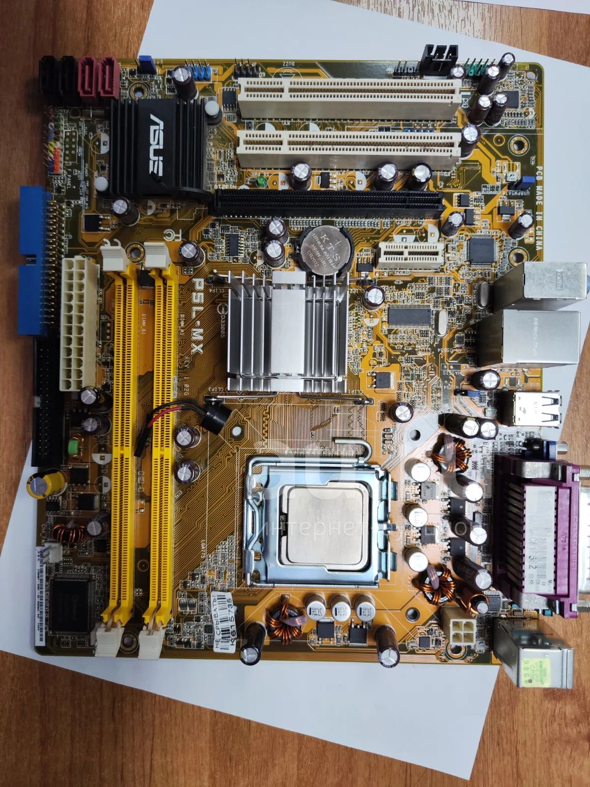 Материнская плата Asus P5L-MX с процессором CORE2Duo — купить в ...