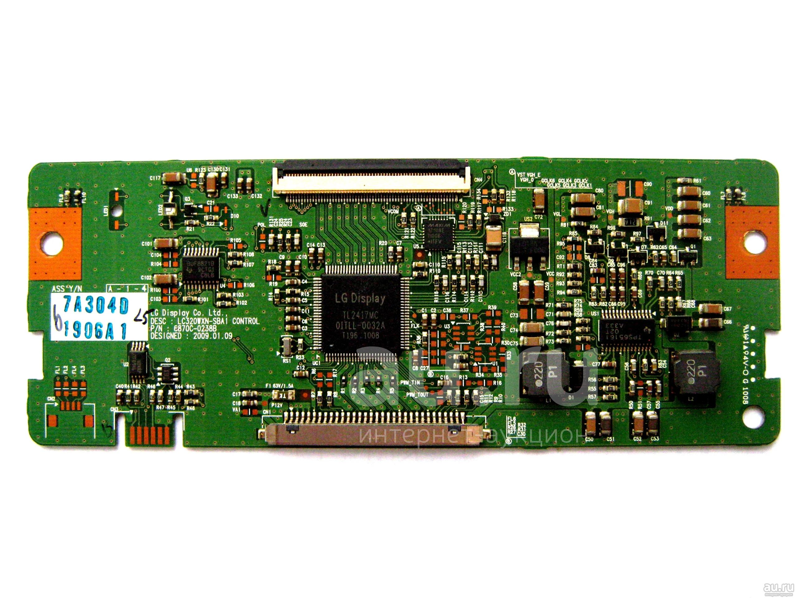 LC320XWN-SBA1 control, 6870C-0238B, контроллер панели, t-con tv Philips ...