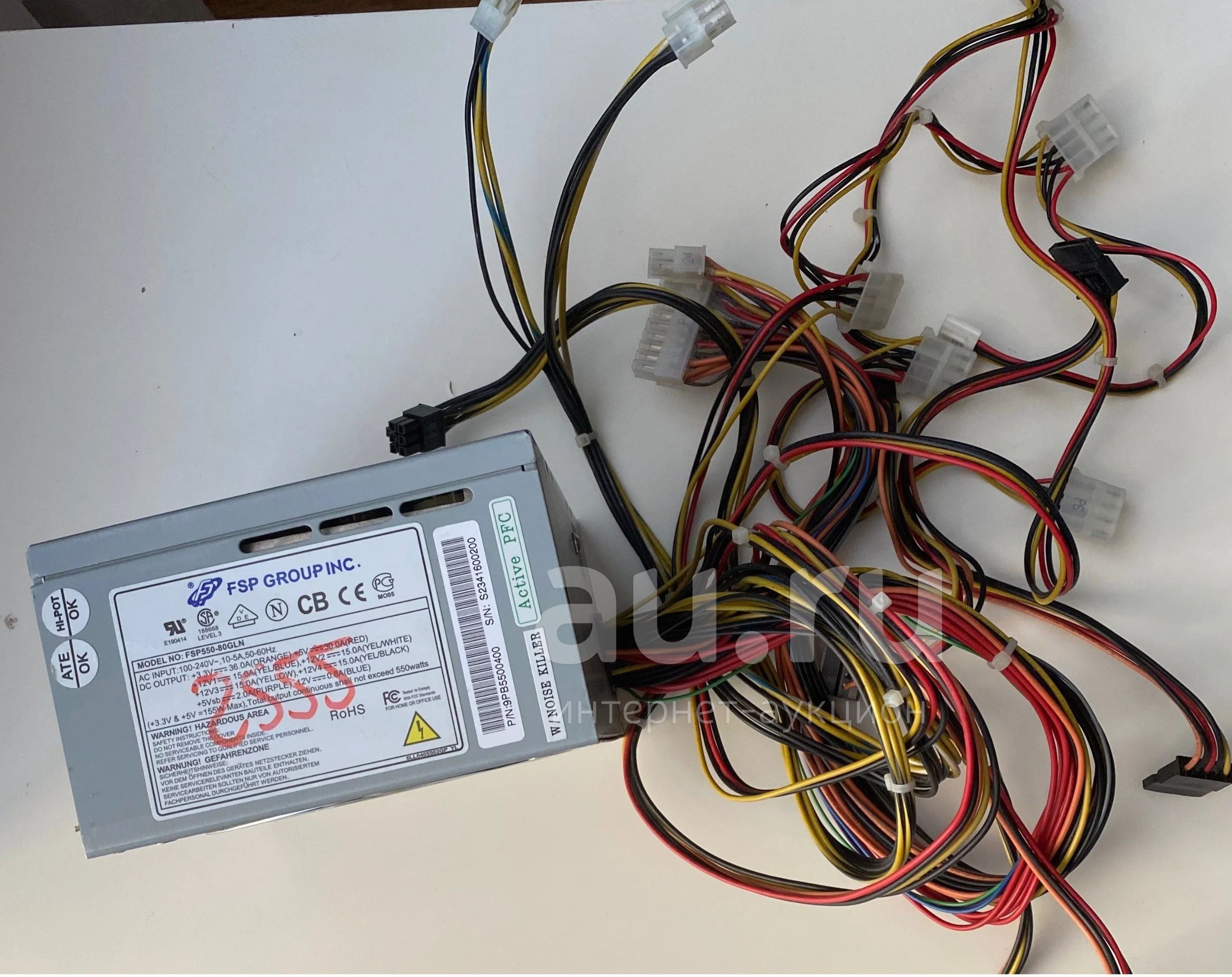 Блок питания FSP550-80GLN 550W — купить в Красноярске. Состояние: Б/у ...