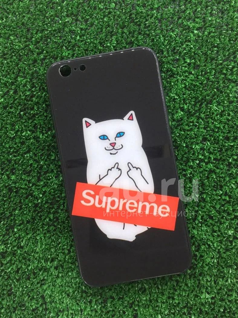 Чехол для iPhone 6/6S Plus Supreme cat — купить в Красноярске. Состояние:  Новое. Чехлы, бамперы на интернет-аукционе Au.ru