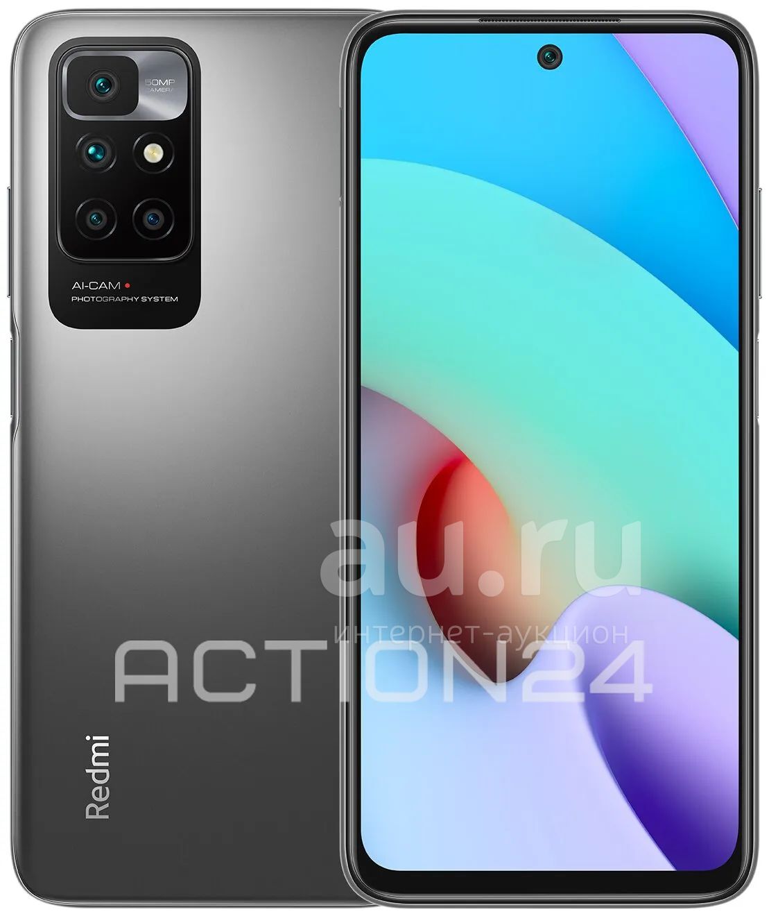 Смартфон Xiaomi Redmi 10 2022 4/64GB Carbon Grey — купить в Красноярске.  Смартфоны на интернет-аукционе Au.ru