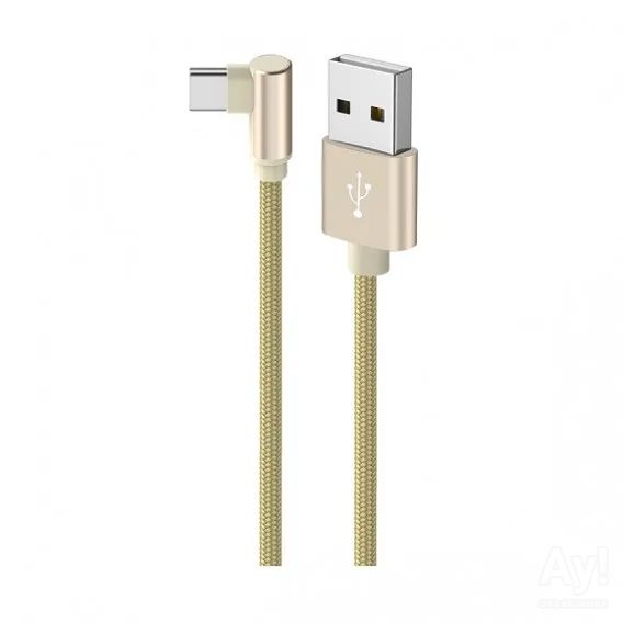 Кабель USB- Type-C Borofone BX26 1м 3А Г-обр., нейлон, метал. оплетка ...