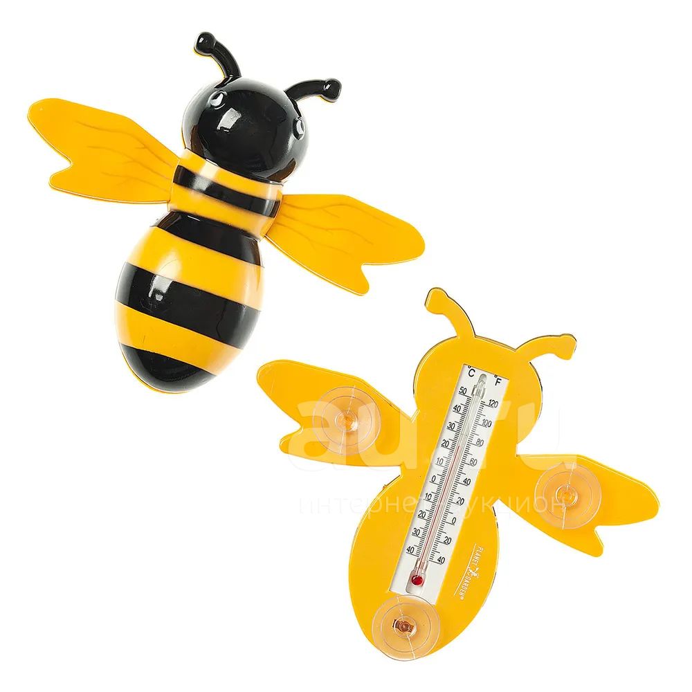 Термометр Пчёлка уличный оконный градусник Пчела на присосках —  .