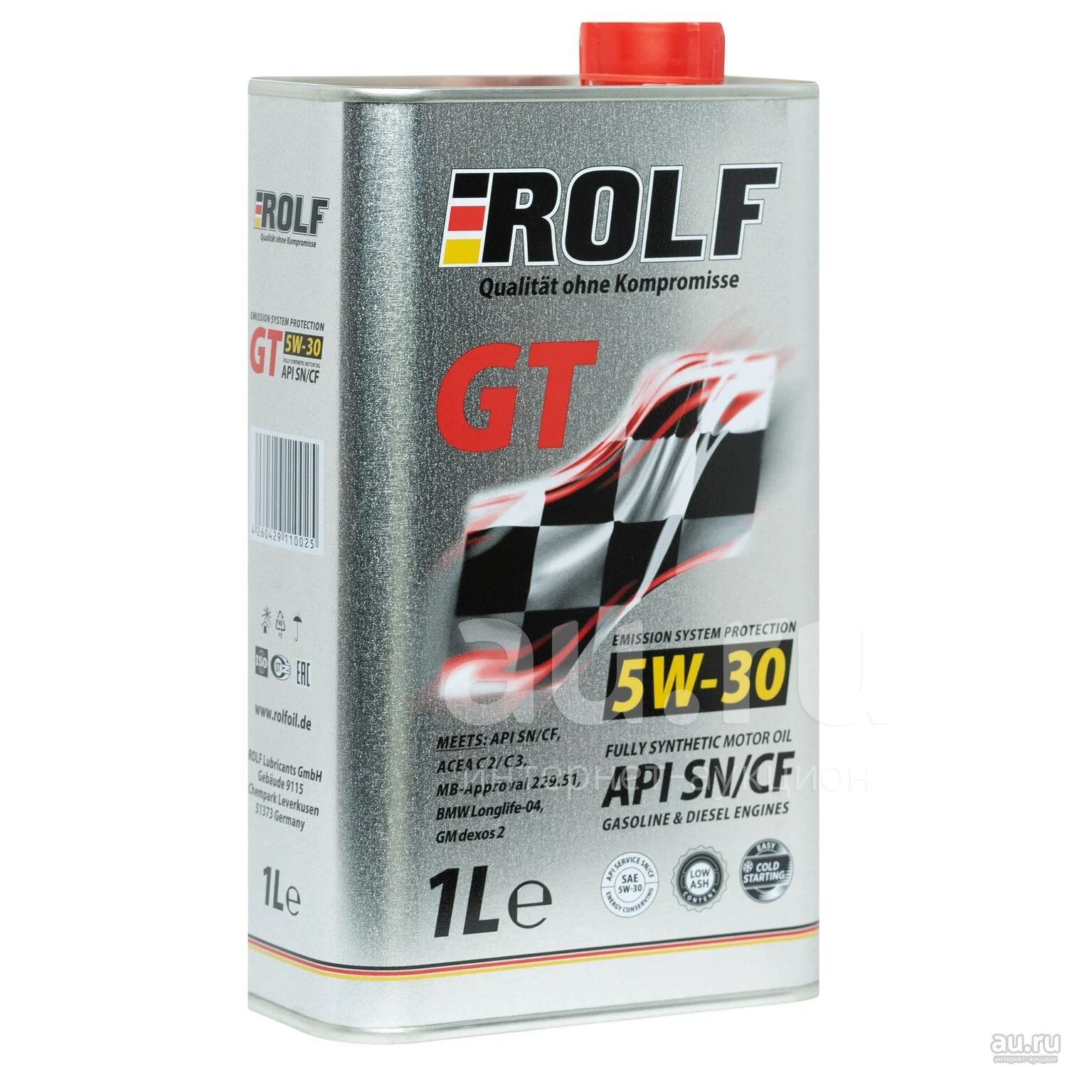 ROLF GT 5W30 A3/B4 1 литр. — купить в Красноярске. Масла, жидкости на ...