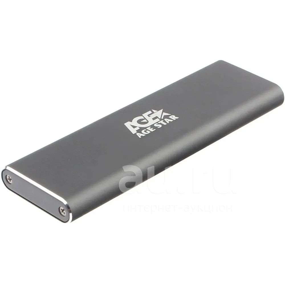 Внешний корпус - бокс для M.2 NVMe (PCIe) SSD, AgeStar 31UBNV1C (GRAY ...
