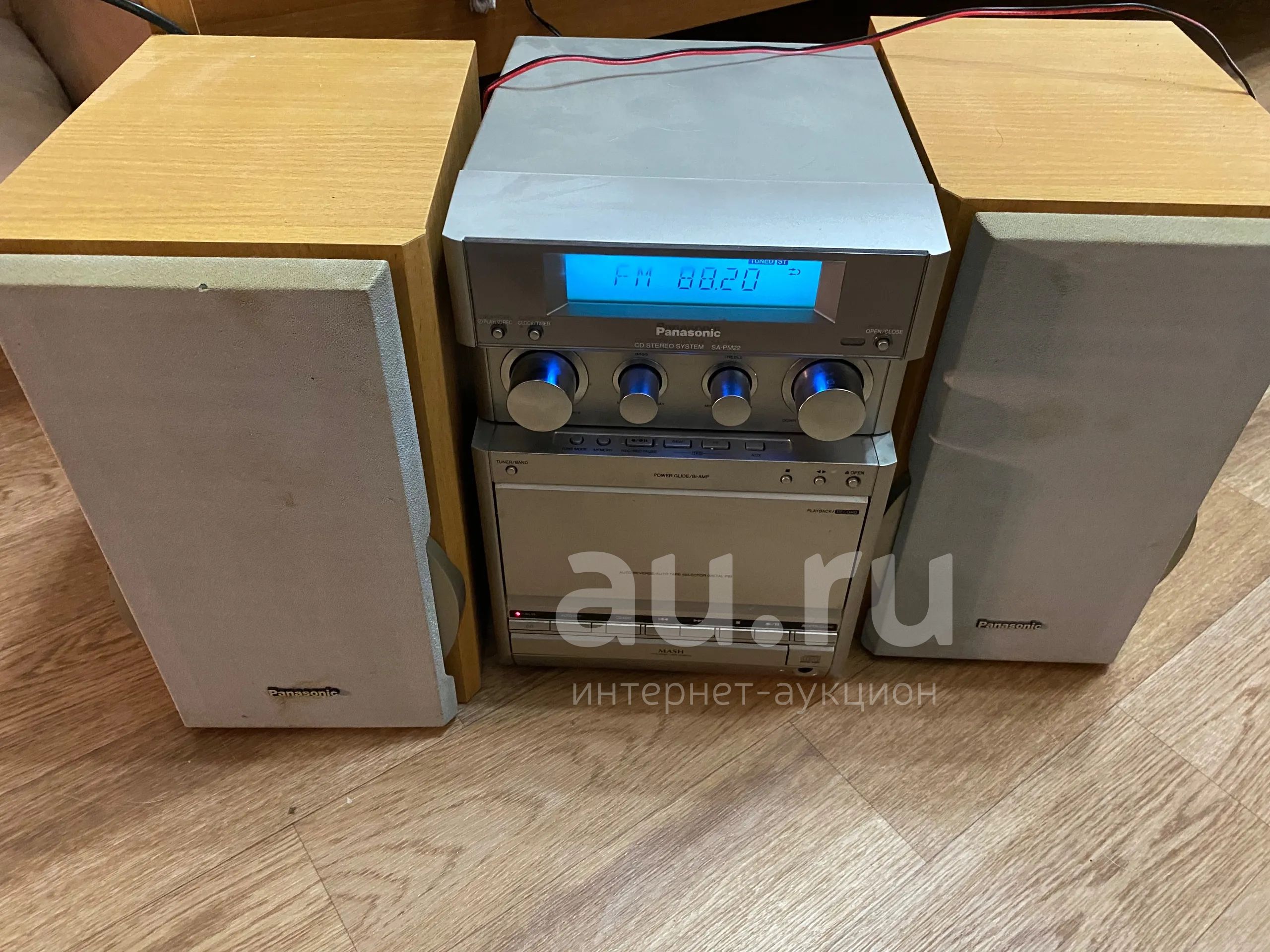 Музыкальный центр Panasonic SA-PM22 — купить в Волгограде. Состояние: Б ...