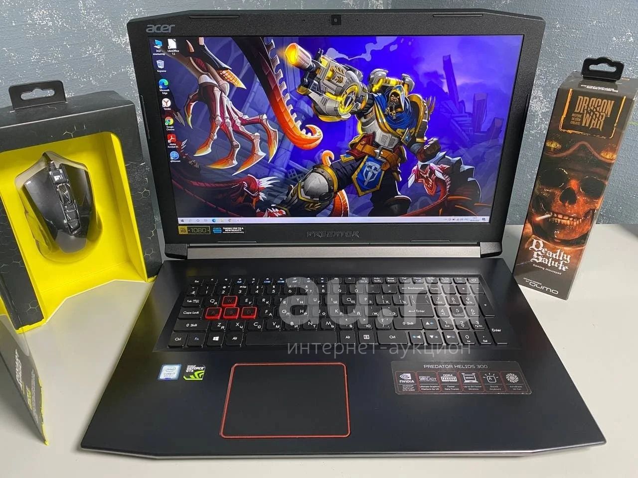 Игровой ноутбук Predator Intel Cоre i7-8750H 6/12 от 2,20 дo 4,10GHz ...