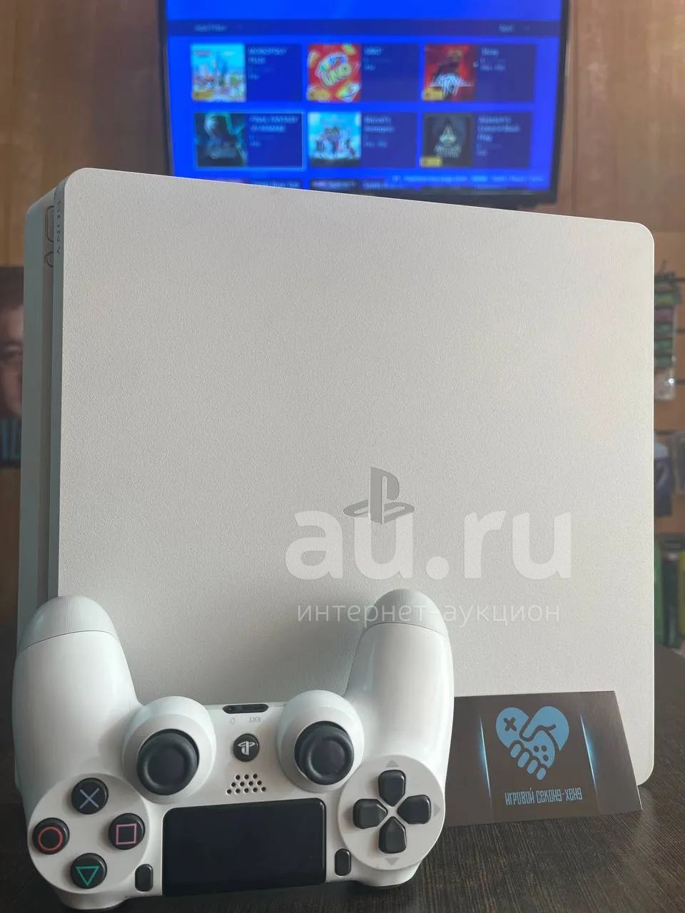 Sony PlayStation 4 Slim 500GB Белая + более 400 игр и Онлайн PS4 PS ...