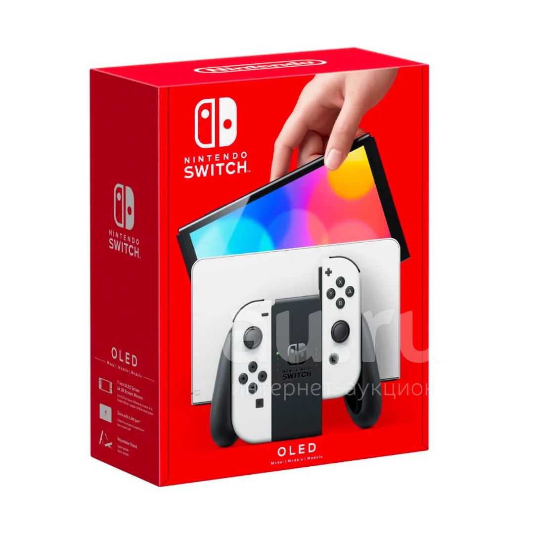Игровая приставка Nintendo Switch OLED белая, 64 Гб, В наличии ...