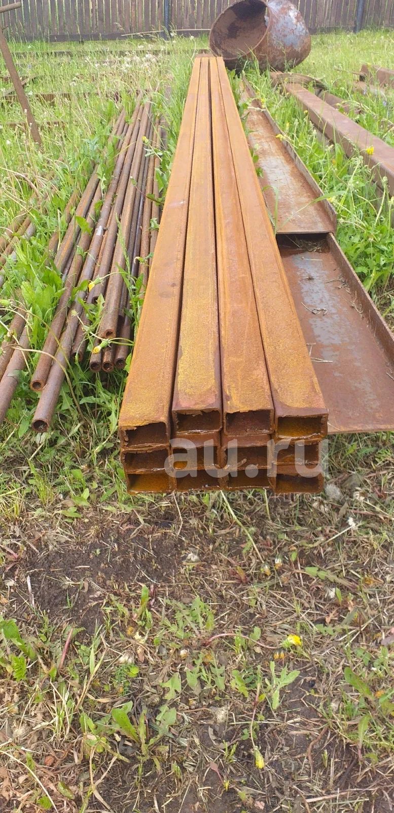 Труба профильная 40*25*1,8 мм длина 4800 мм , прожилины на забор ...