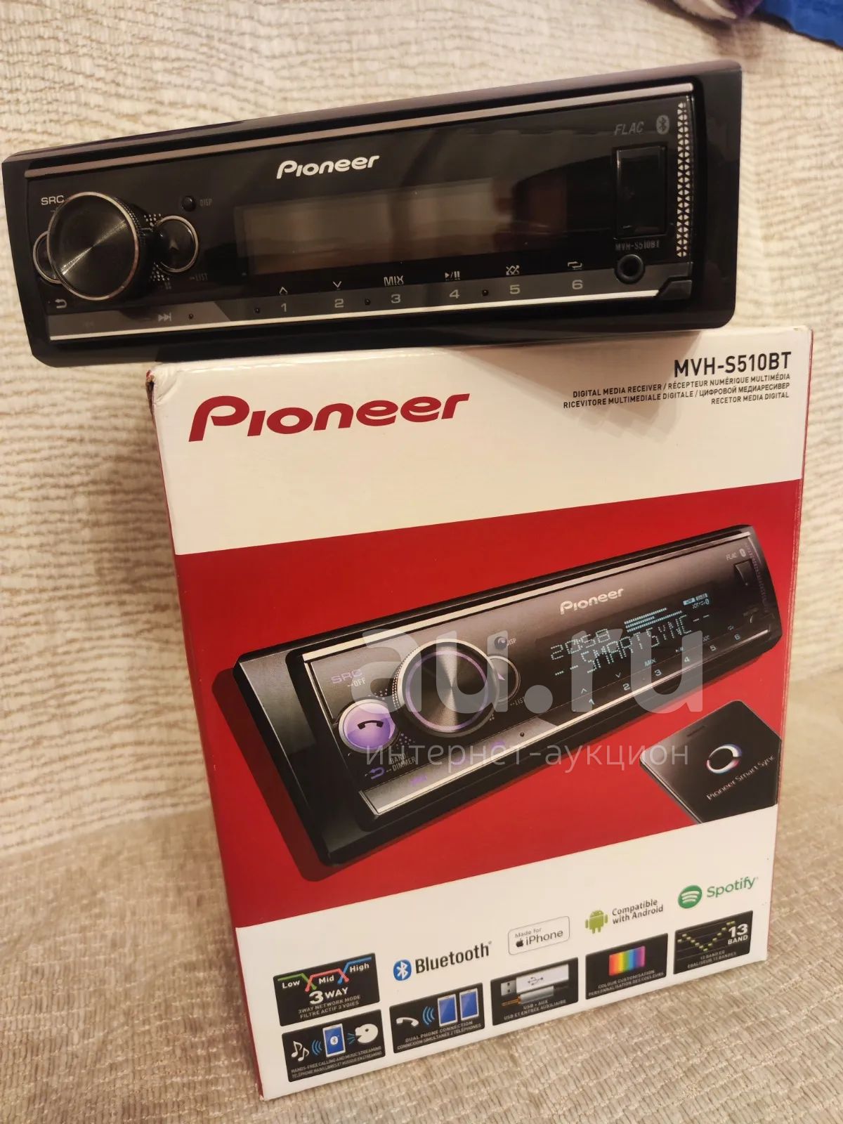 Магнитола Pioneer 510bt — купить в Красноярске. Состояние: Б/у ...