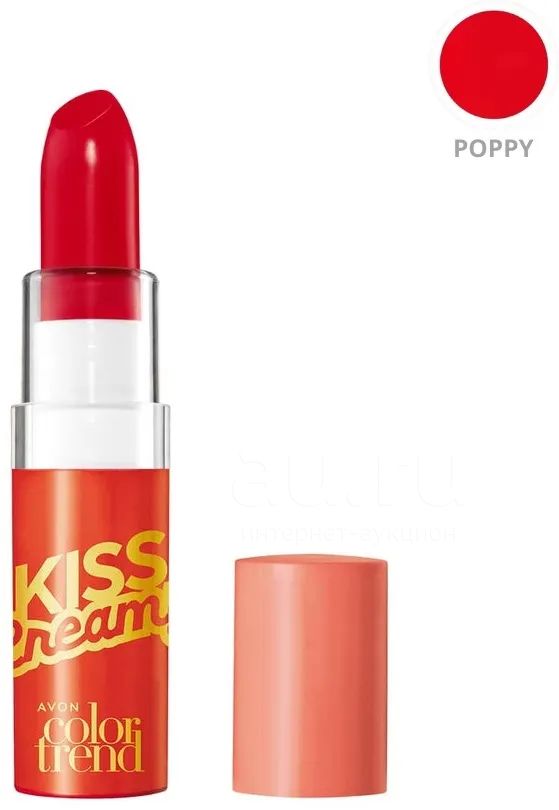 Помада Avon Color Trend Kiss Creamy красный Poppy новая — купить в ...