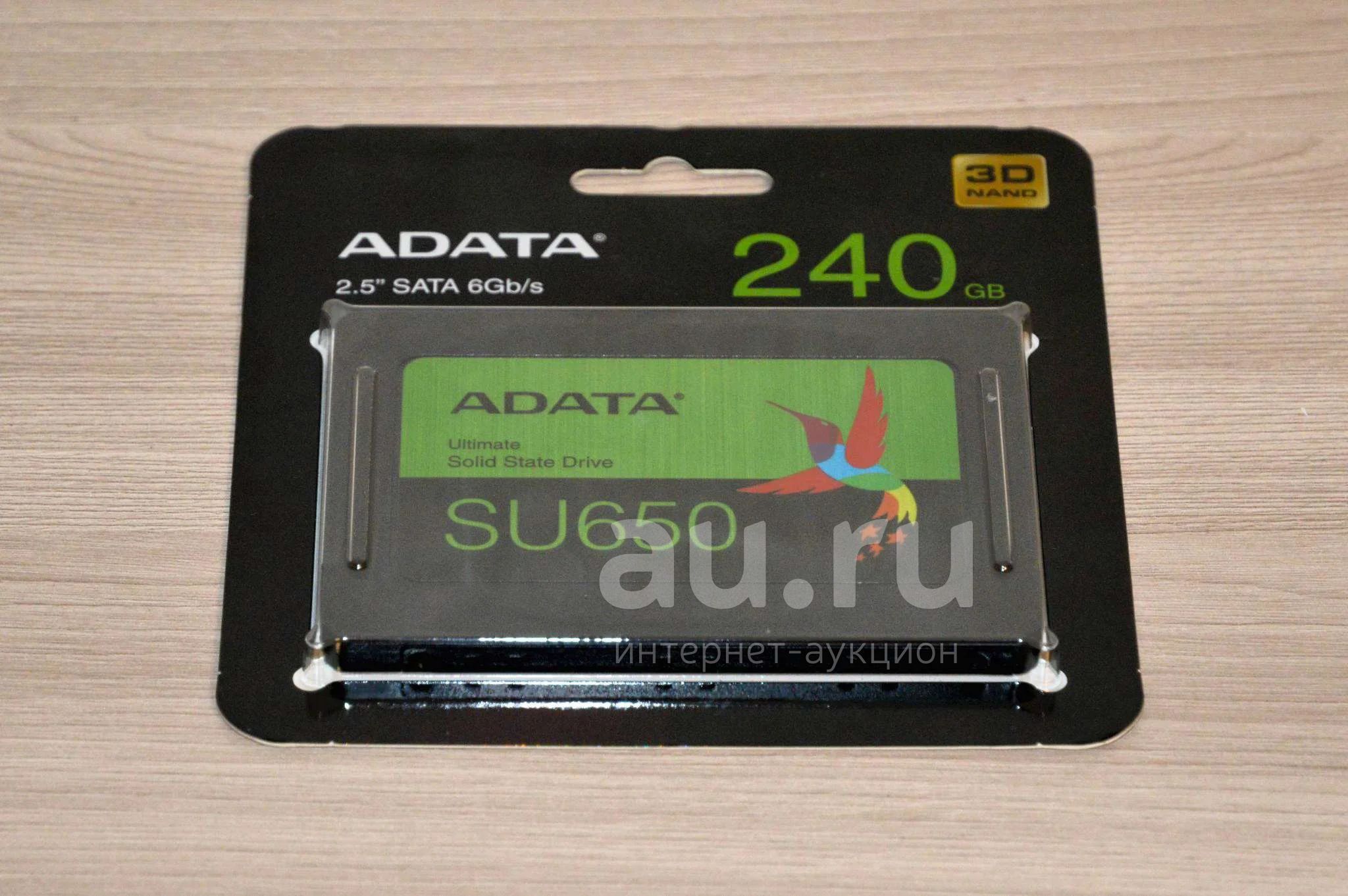 Новый SSD 240Gb A-Data Ultimate SU650 ASU650SS-240GT-R (SATA3, 3D NAND ...