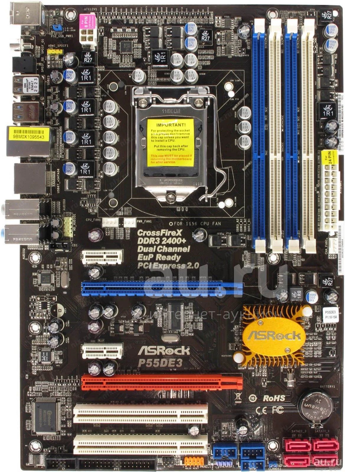 Надежная плата под LGA 1156: ASRock P55DE3 — купить в Красноярске ...