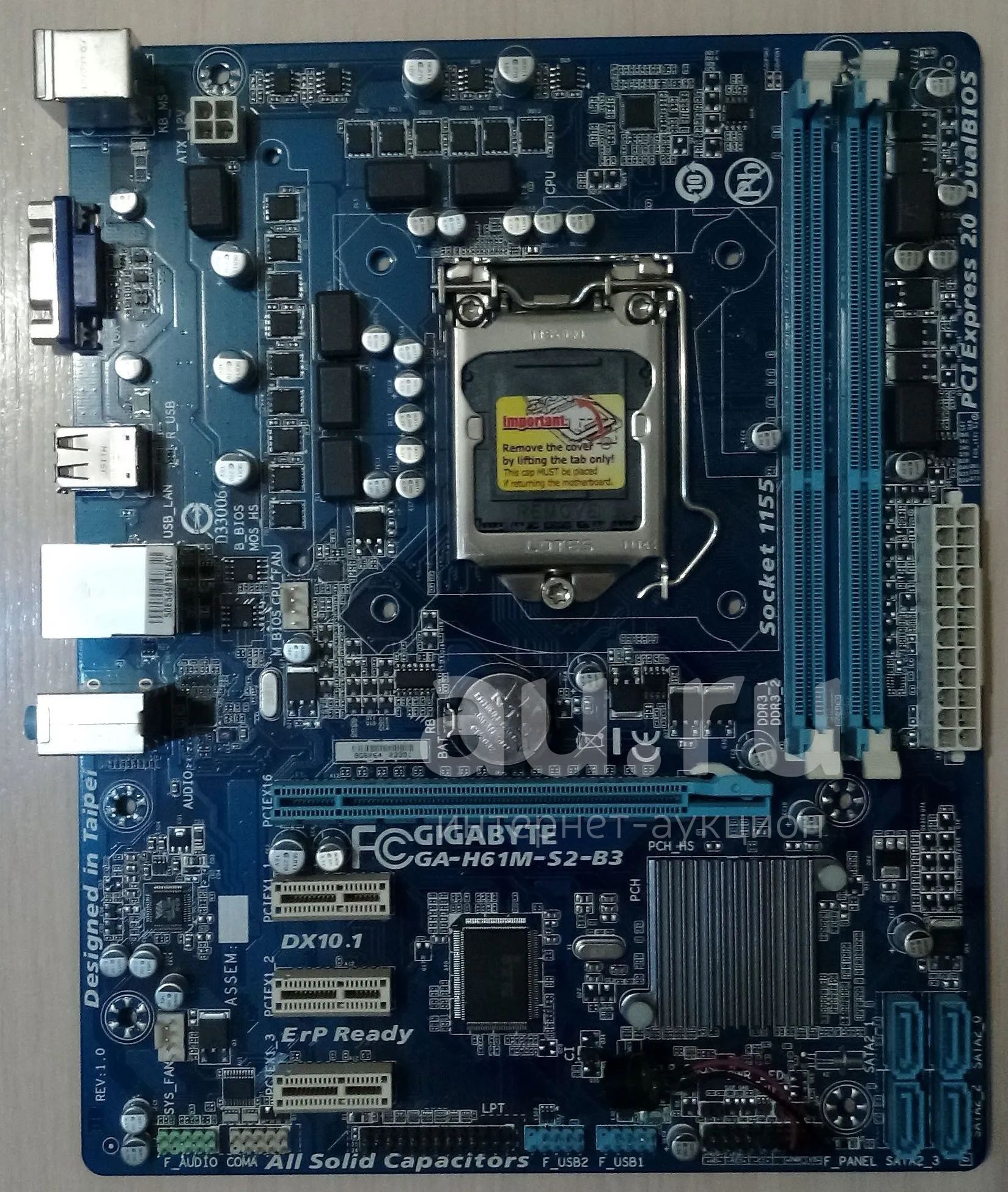 Матплата Gigabyte GA-H61M-S2-B3 неиспр. — купить в Красноярске ...