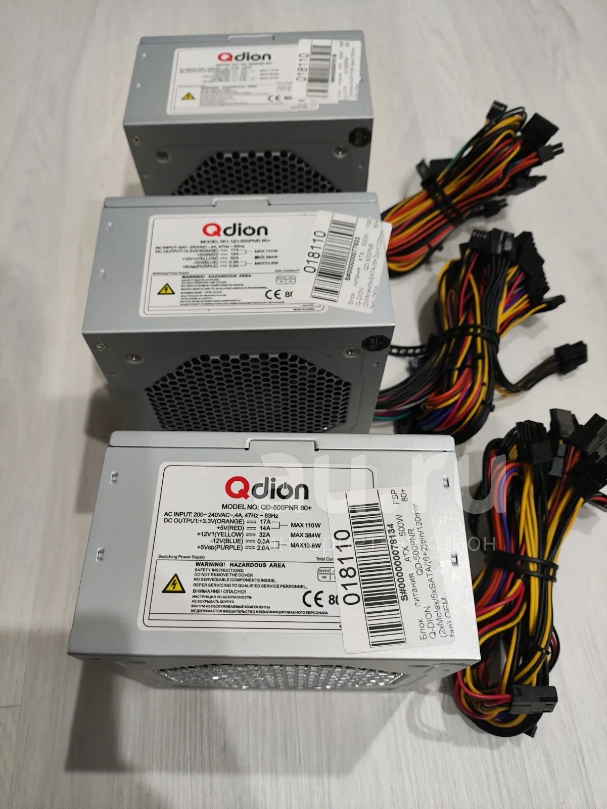 500W FSP Q-DION QD500 PNR 80+ (24+2x4+2x6/8пин) Новый — купить в ...