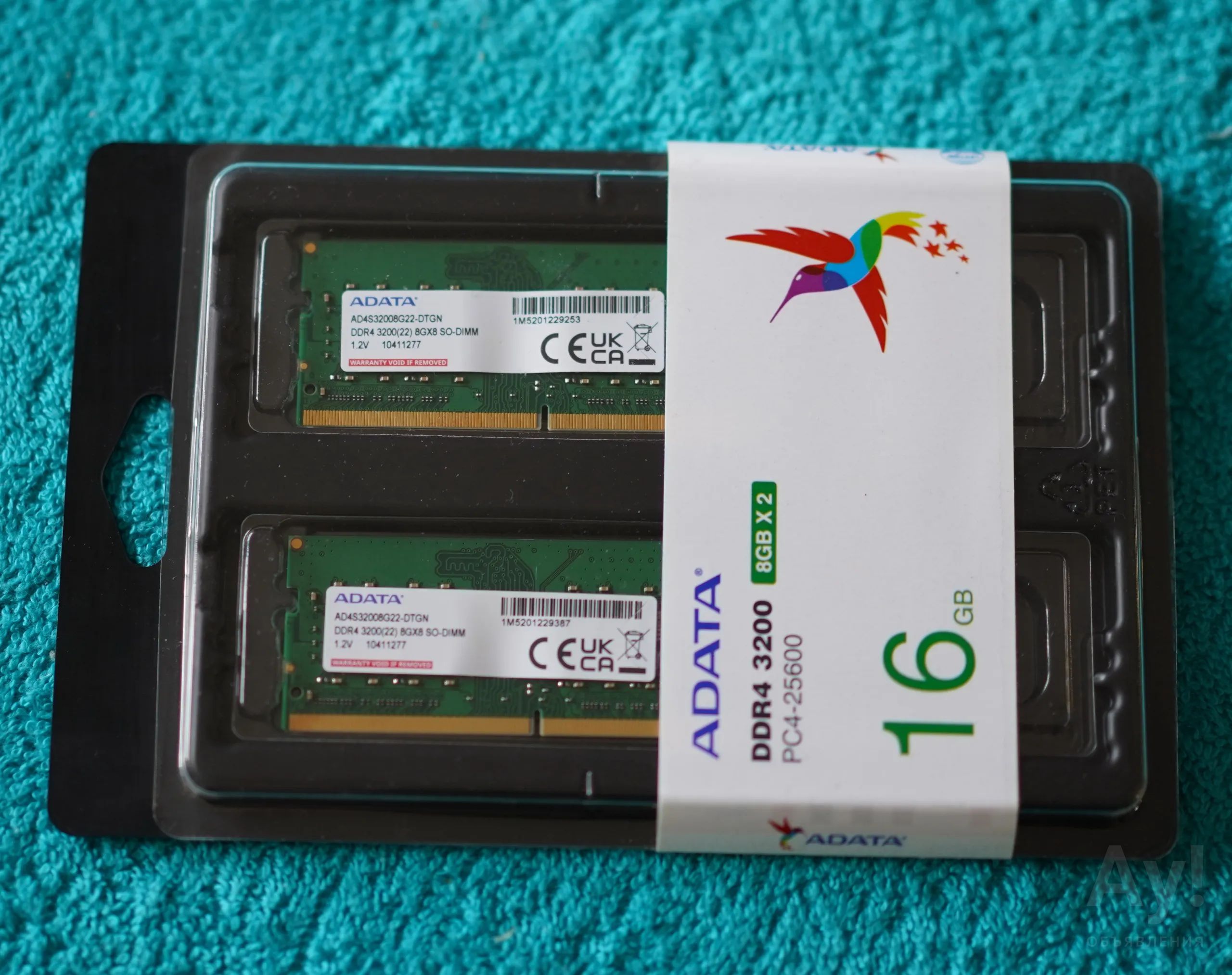 SO DIMM DDR4 16GB A-Data — купить в Красноярске. Состояние: Новое ...