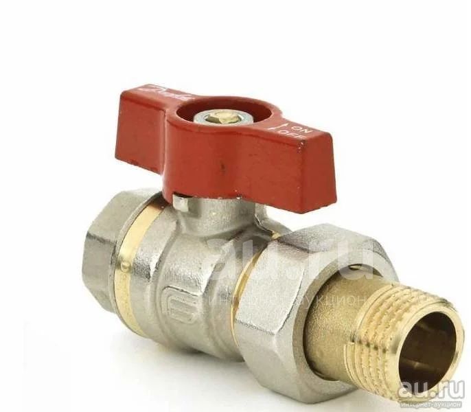 Кран шаровый с накидной гайкой для радиаторов ( американка) Danfoss Ду ...