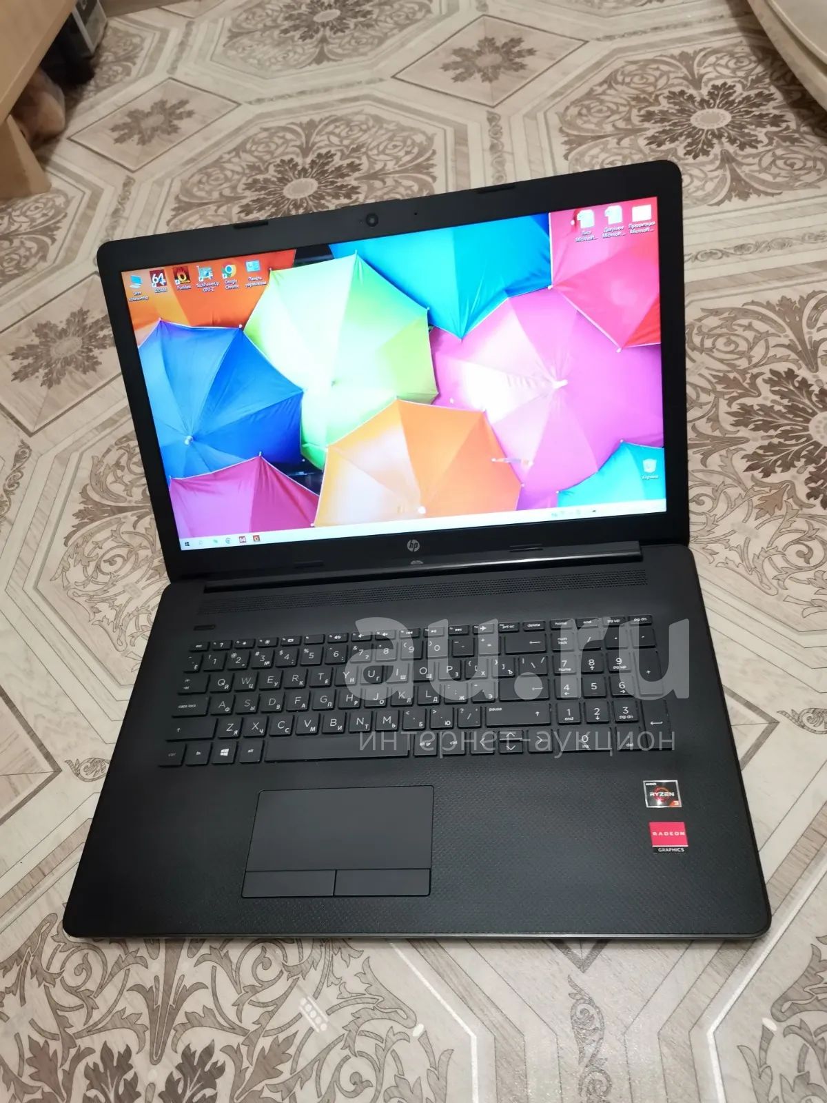 Игровой Ноутбук HP 17.3" Дюйма ( Ryzen 3 3200u / Radeon 530 2Gb + Vega ...