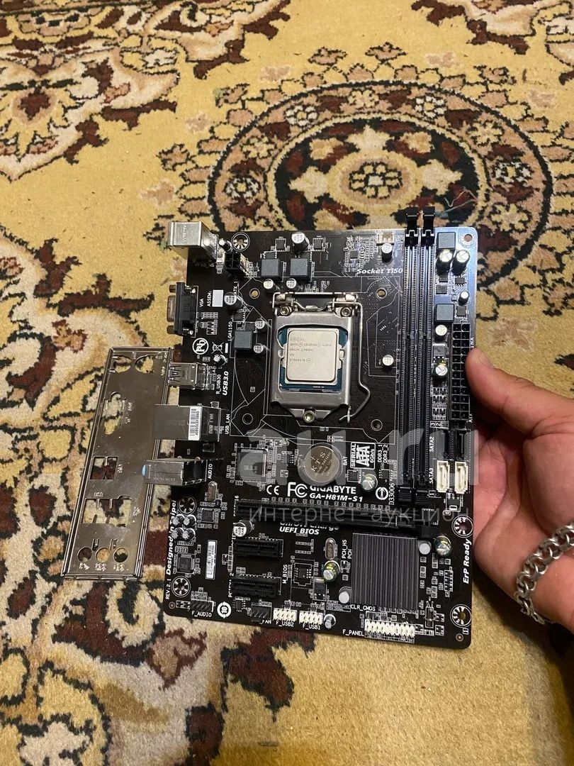 gigabyte ga-h81m-s1 — купить в Красноярске. Состояние: Б/у. Материнские ...