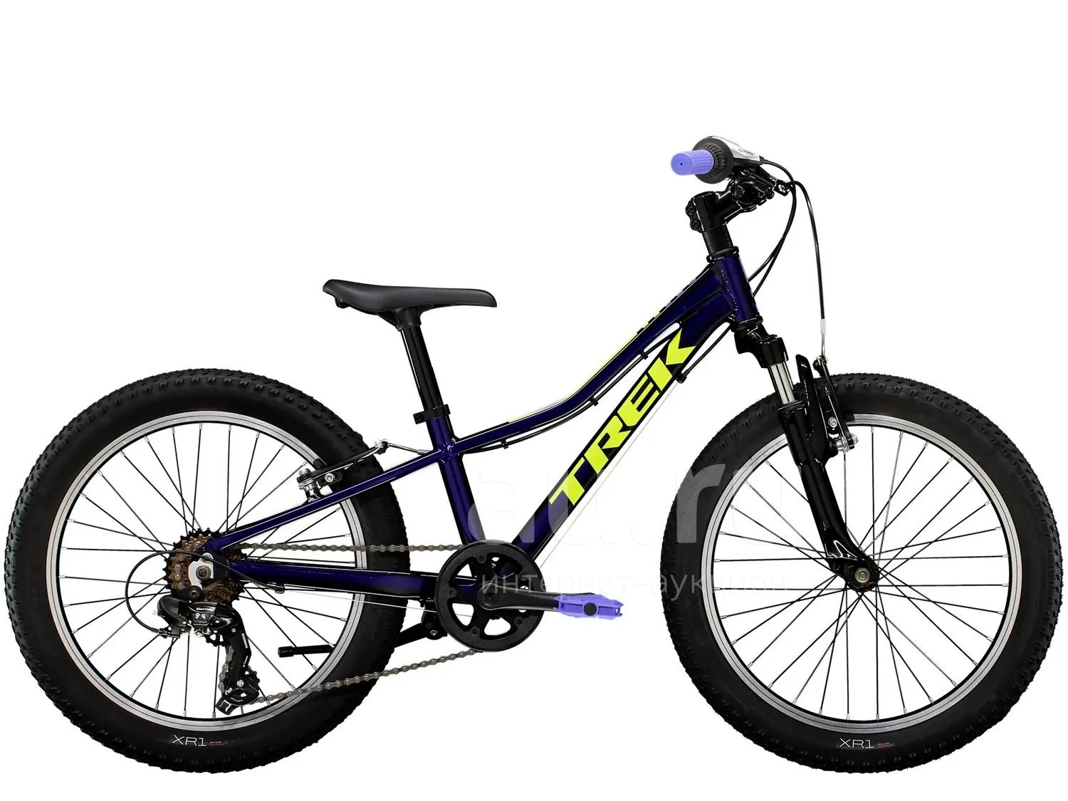 Детский велосипед Trek Precaliber 20 7sp, год 2026, цвет Фиолетовый ...