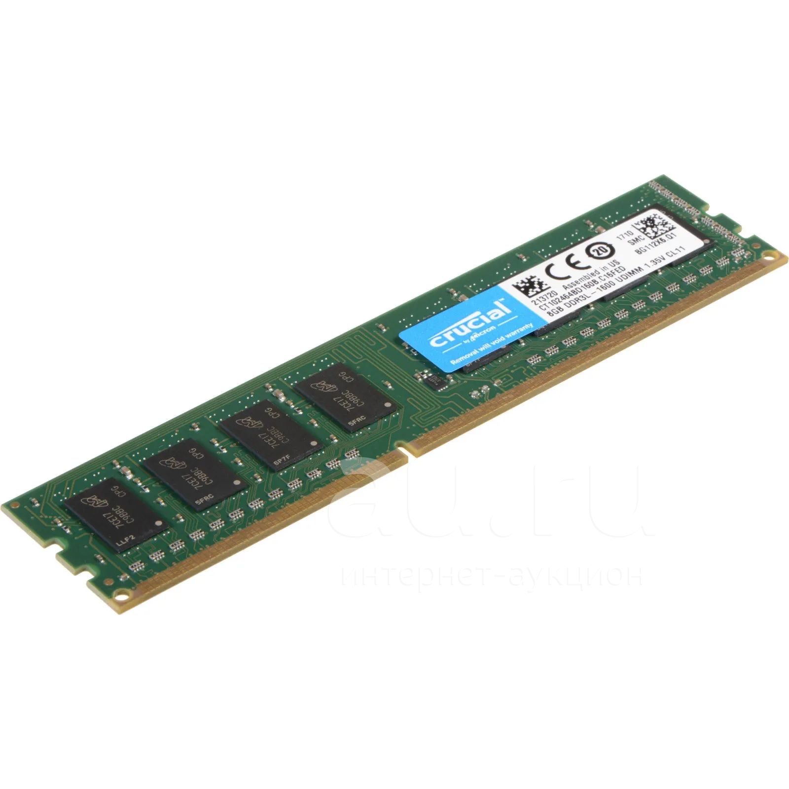 оперативная память Crucial DDR3L (CT102464BD160B) 8GB 1600MHZ — купить ...