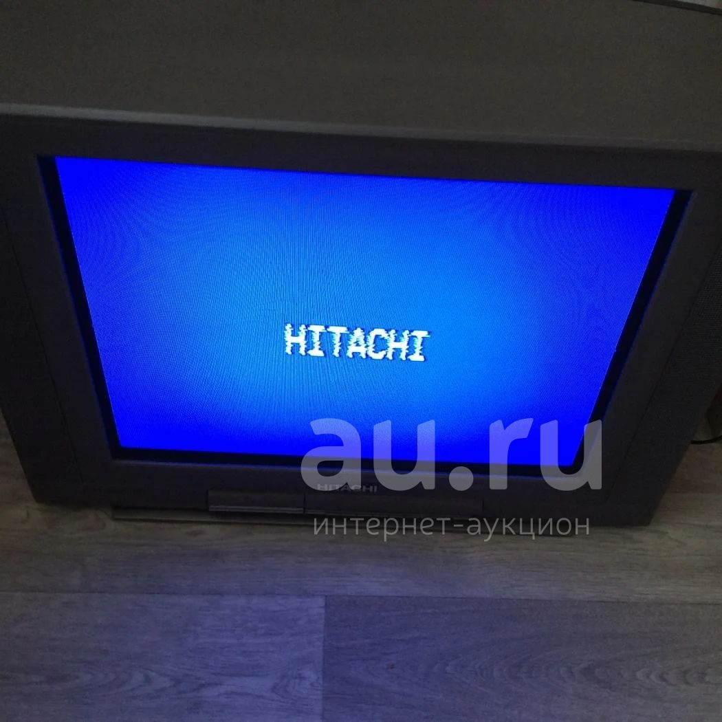 Телевизор Hitachi Хитачи с плоским экраном 21' рабочий цветной, есть ...