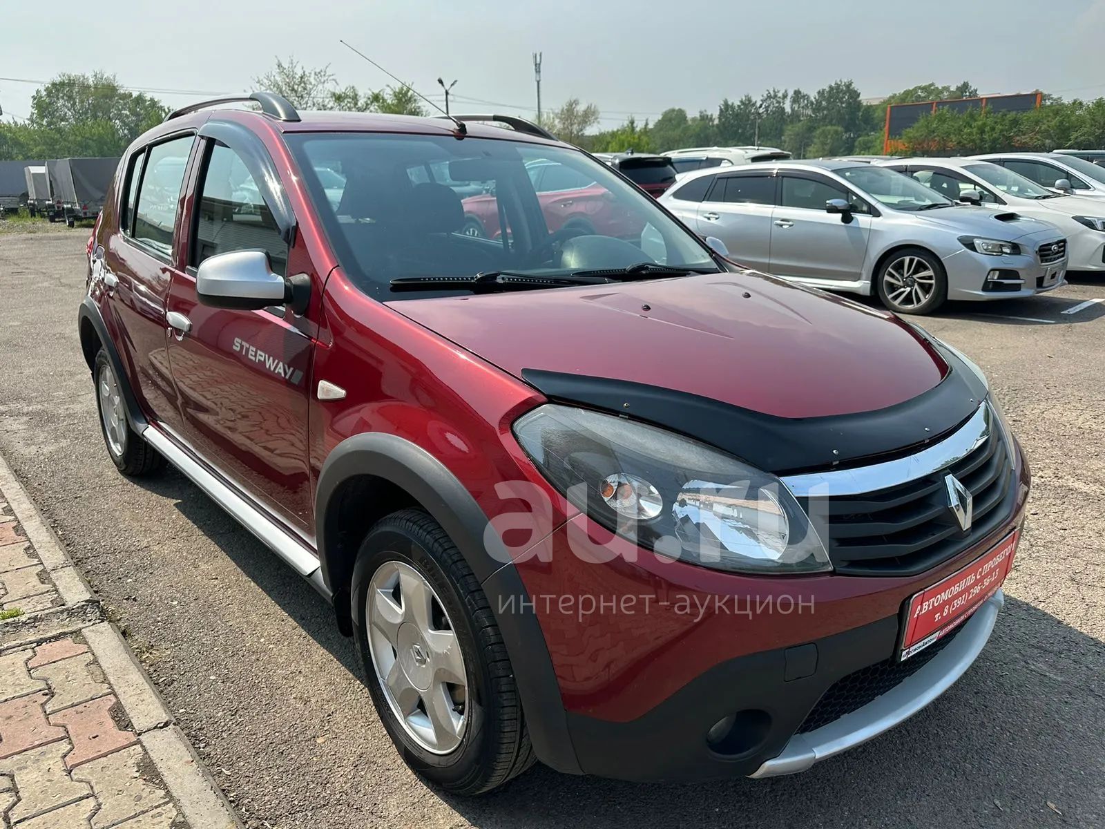 Renault Sandero Stepway 2011 — купить в Красноярске. Состояние: Б/у.  Автомобили на интернет-аукционе Au.ru