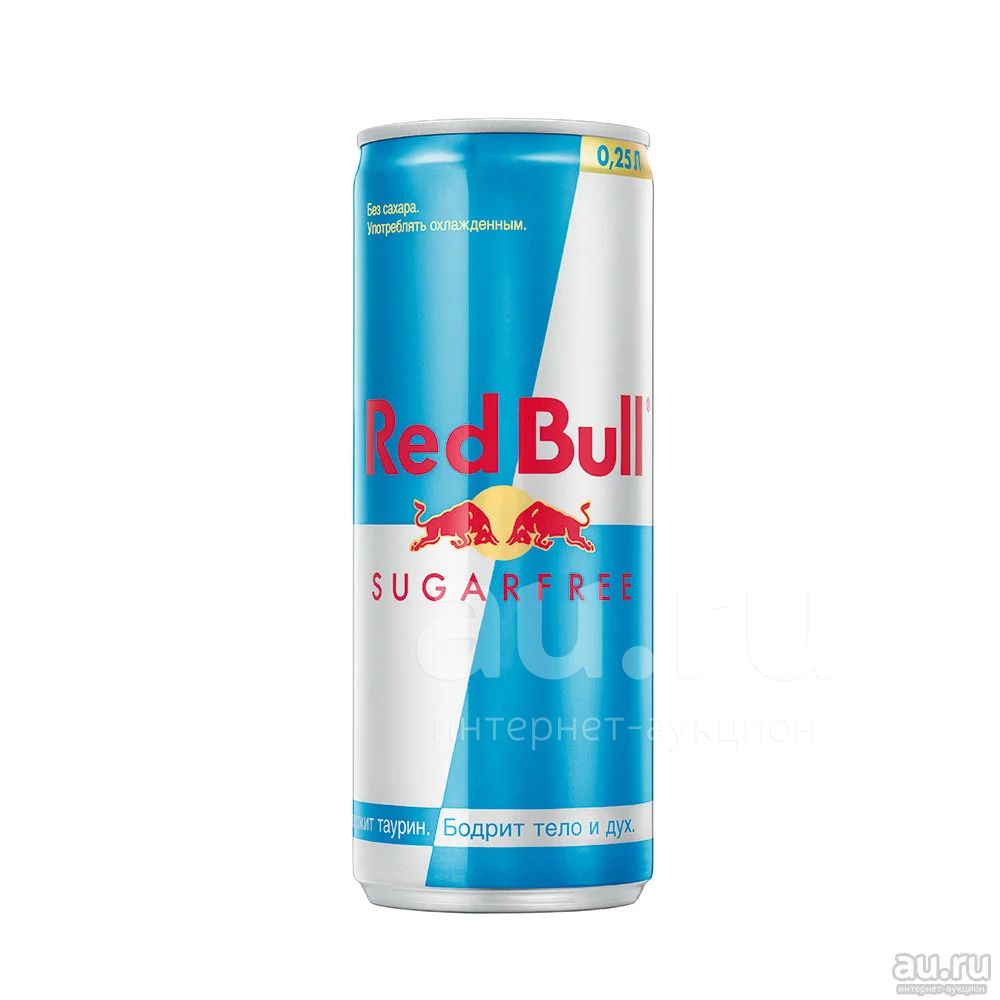 Энергетический напиток Red Bull без сахара (Ред булл) ж/б 0,25л ...