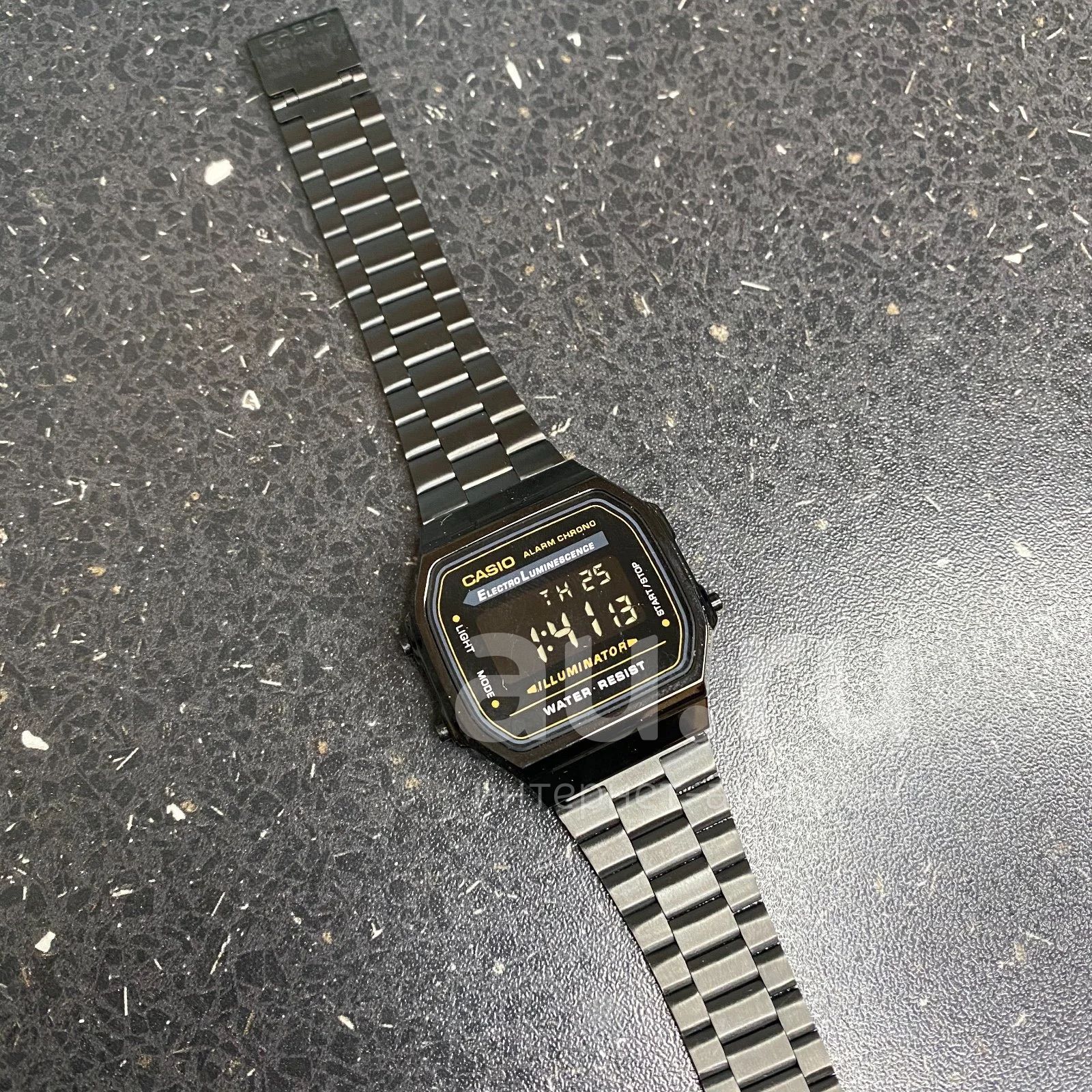 Casio alarm chrono black cheap